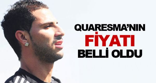 Quaresma'nn fiyat belli oldu